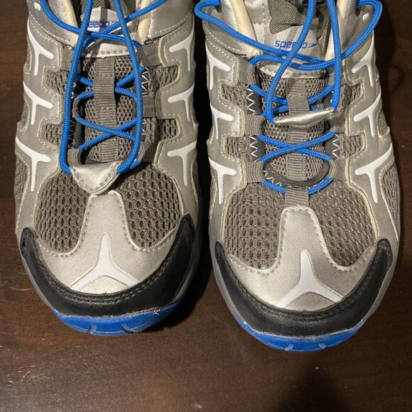 Speedo Hydro Comfort Blue and Gray Size 9 - Picture 3 of 12